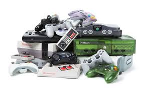 picture of a pile of different consoles